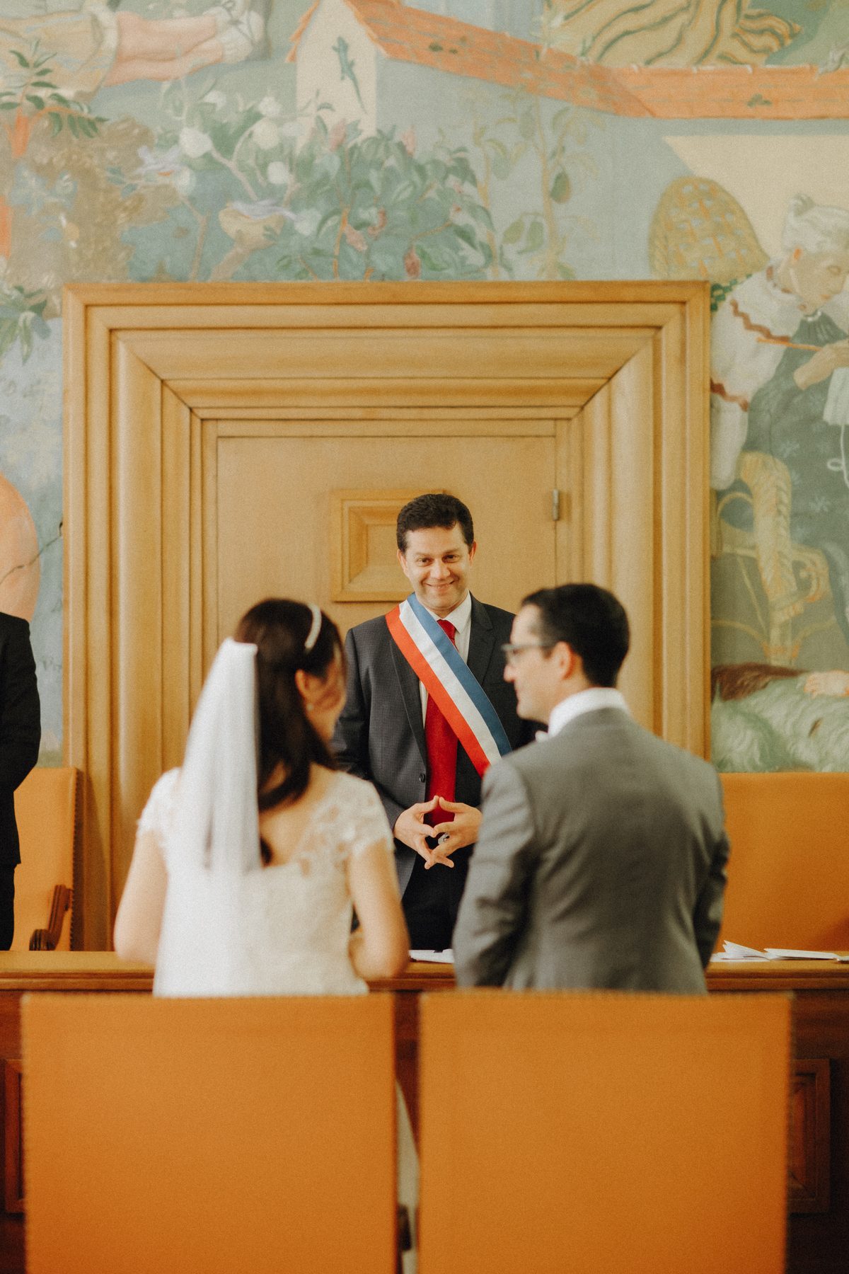Mariage civil au Jardin du Luxembourg a Paris - photo 1